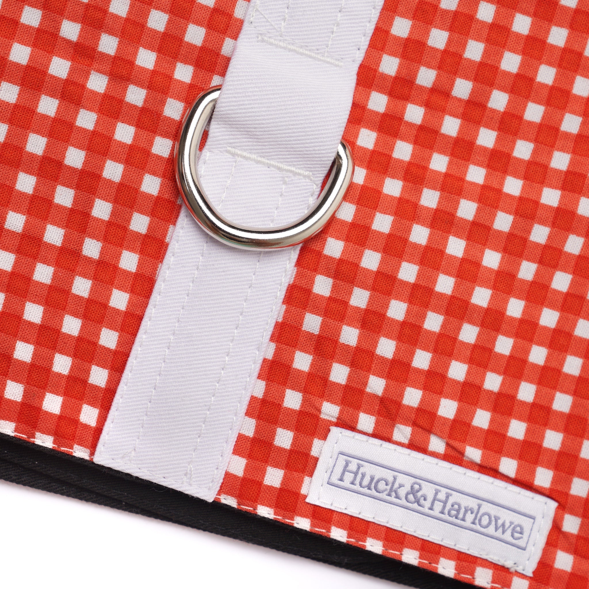 Red Gingham Vest Harness