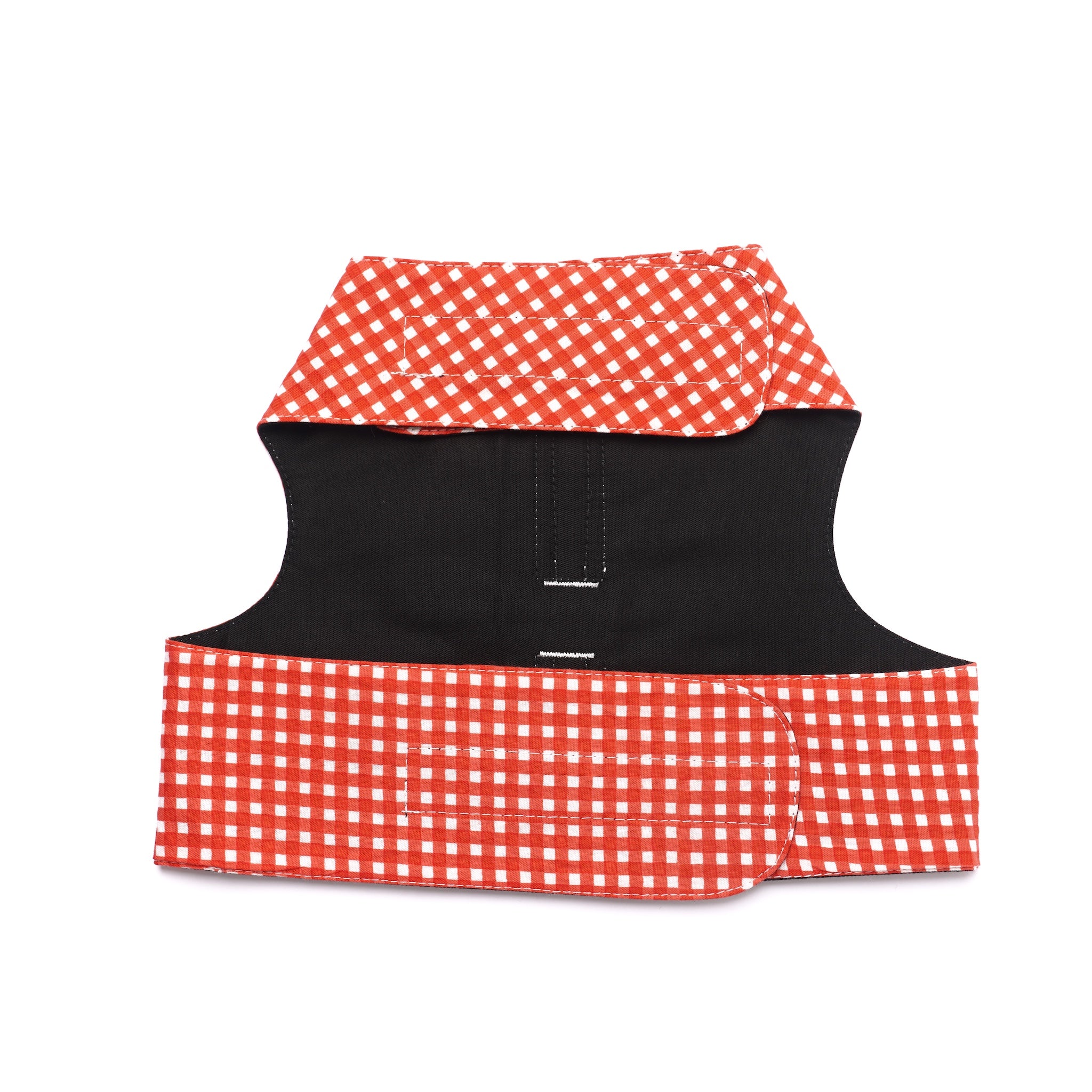 Red Gingham Vest Harness