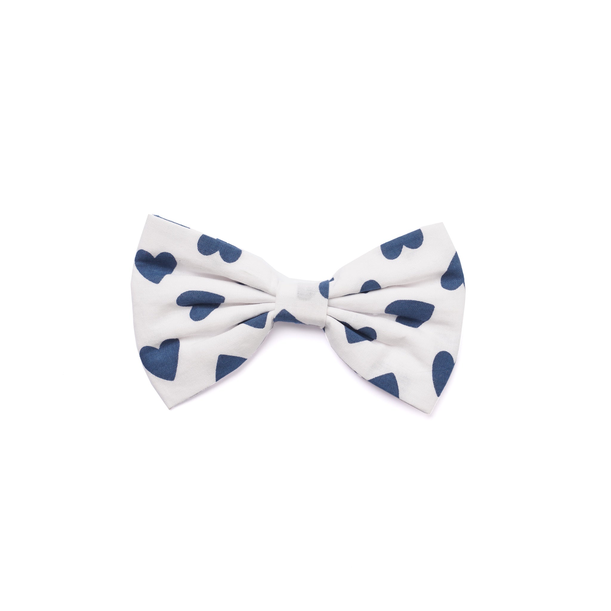 Blue Hearts Bow Tie