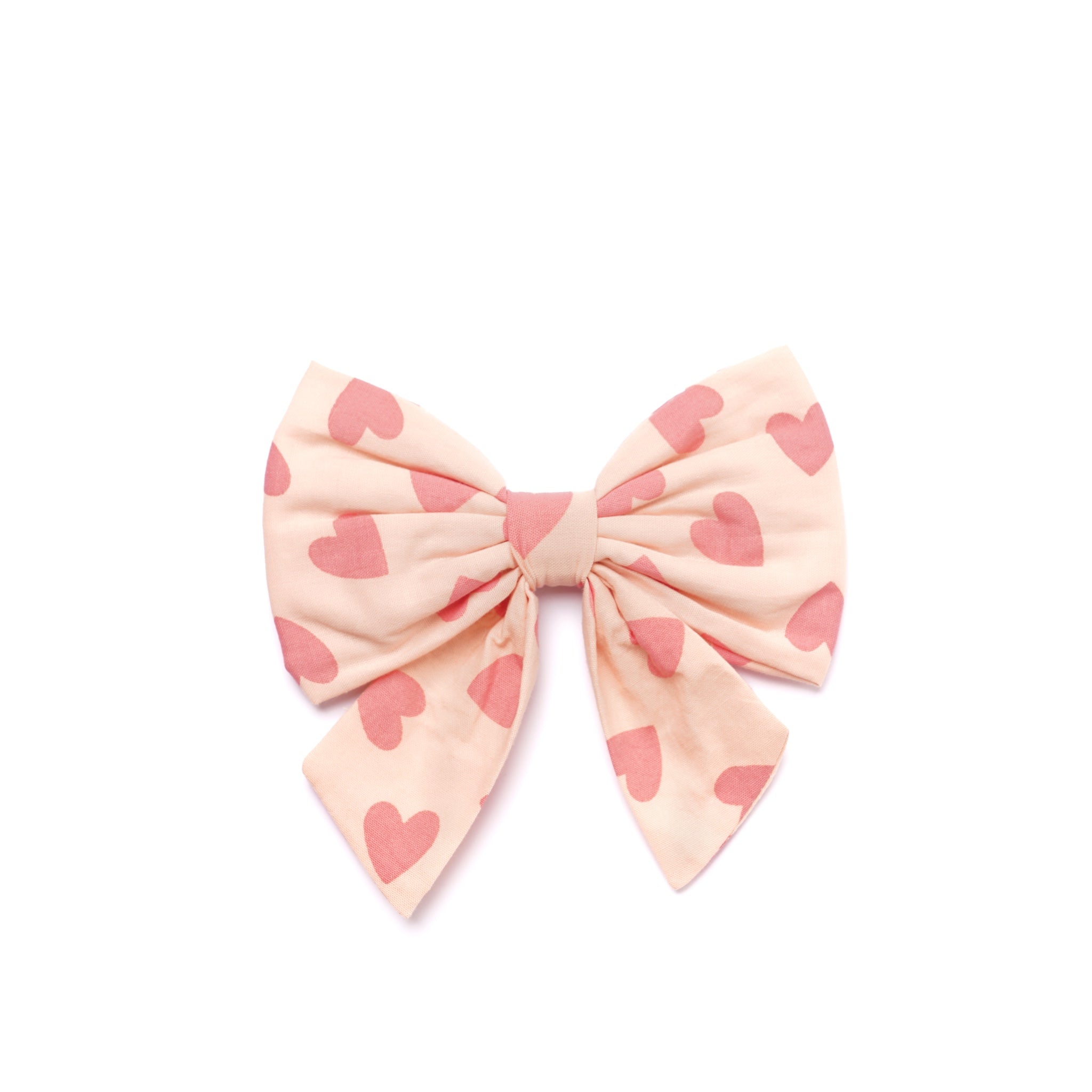 Sailor Bow- Pink Hearts